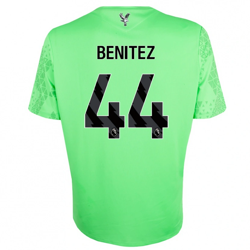 Danxen Uomo Walter Benítez #44 Maglia Gara Portiere Verde Nero 2025/26 Maglietta