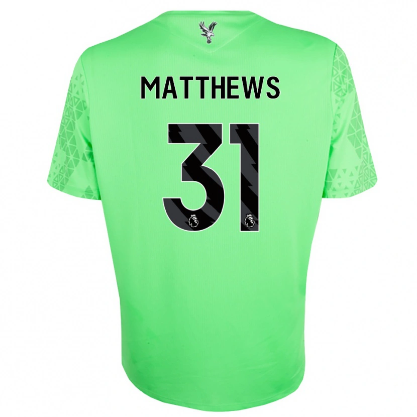 Danxen Uomo Remi Matthews #31 Maglia Gara Portiere Verde Nero 2025/26 Maglietta