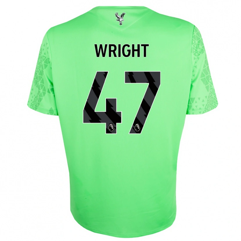 Danxen Uomo Annis-Clara Wright #47 Maglia Gara Portiere Verde Nero 2025/26 Maglietta