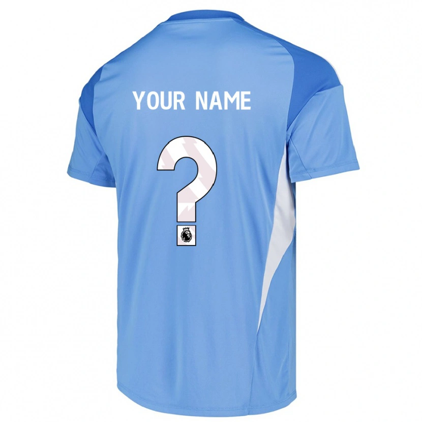 Danxen Uomo Leeds United Maglia Gara Portiere Azzurro Chiaro Bianco 2025/26 Maglietta