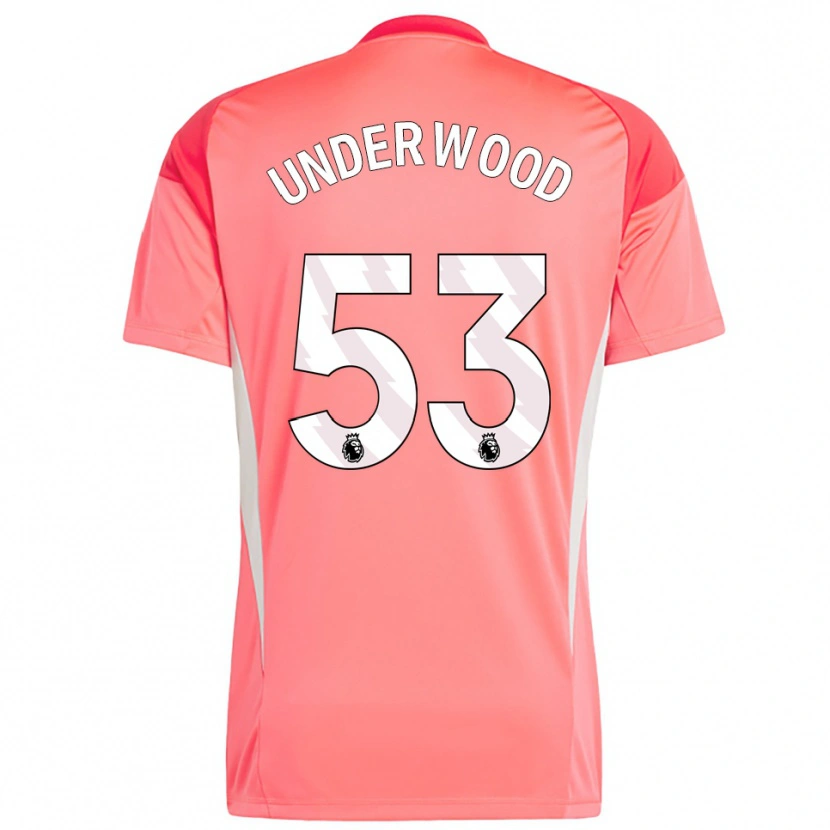 Danxen Uomo Marco Underwood #53 Maglia Gara Portiere Bianco Rosso 2025/26 Maglietta