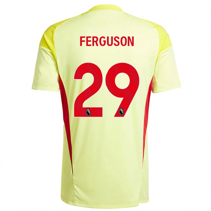 Danxen Uomo Georgie Ferguson #29 Maglia Gara Portiere Arancio Giallo Chiaro 2025/26 Maglietta