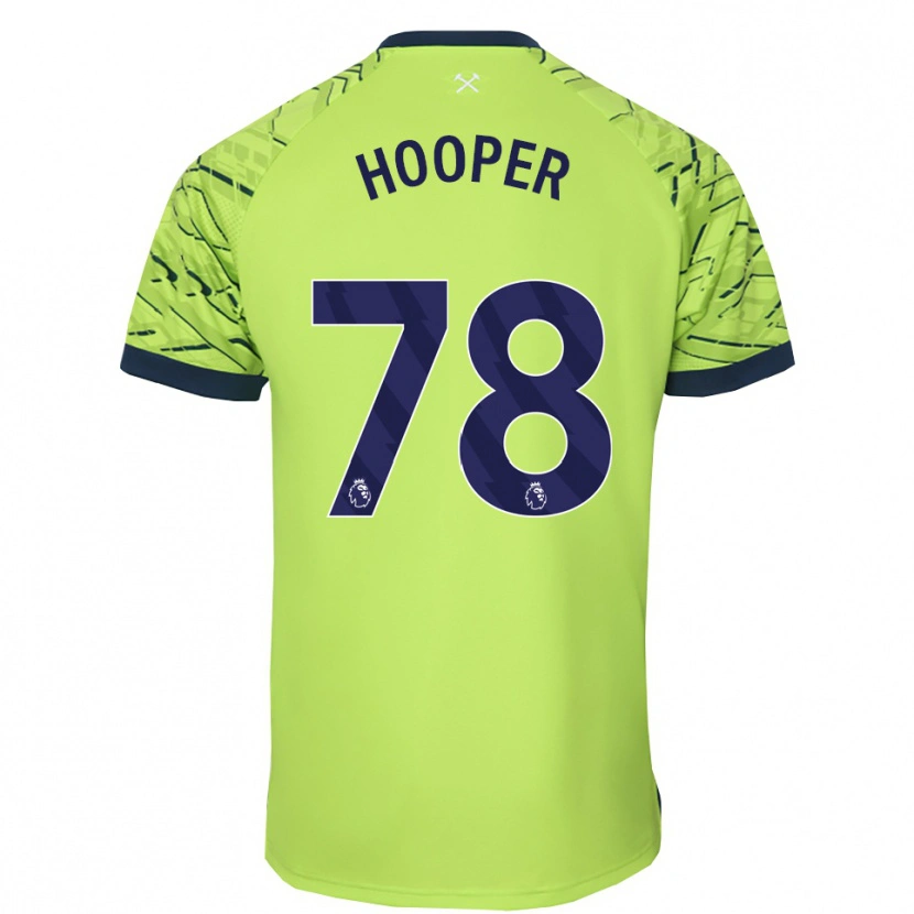 Danxen Uomo Finley Hooper #78 Maglia Gara Portiere Verde Fluorescente 2025/26 Maglietta