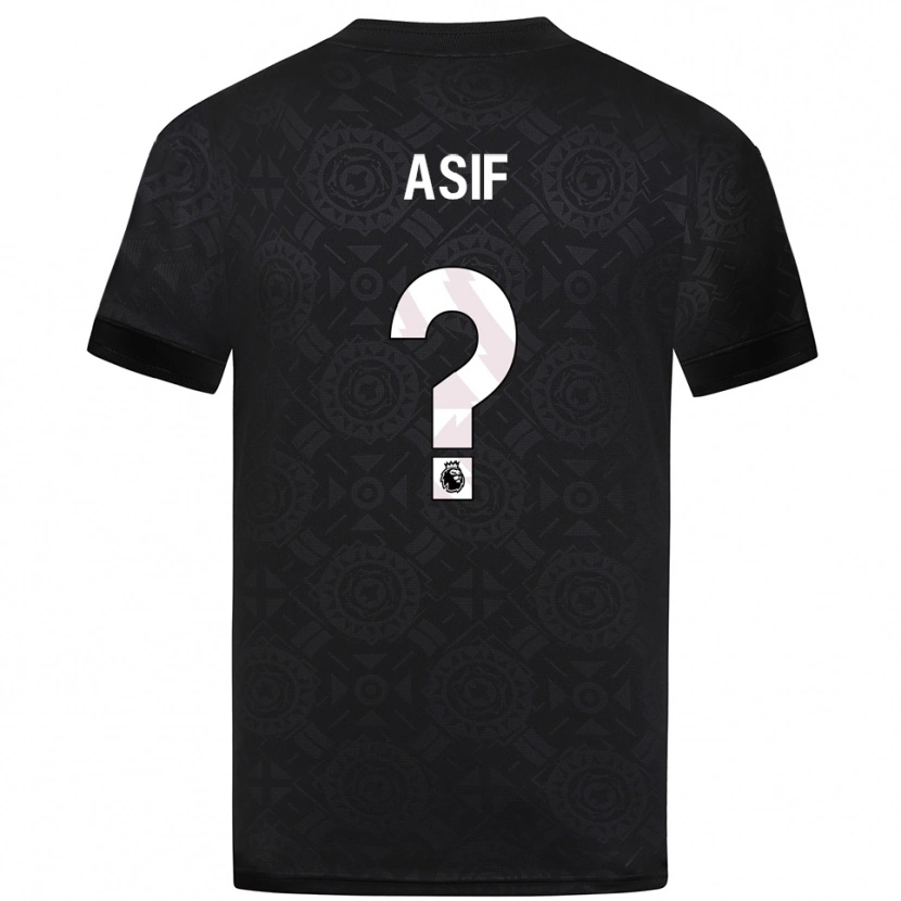 Danxen Uomo Dawood Asif #0 Maglia Gara Portiere Bianco Nero 2025/26 Maglietta
