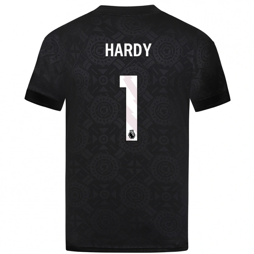 Danxen Uomo George Hardy #1 Maglia Gara Portiere Bianco Nero 2025/26 Maglietta