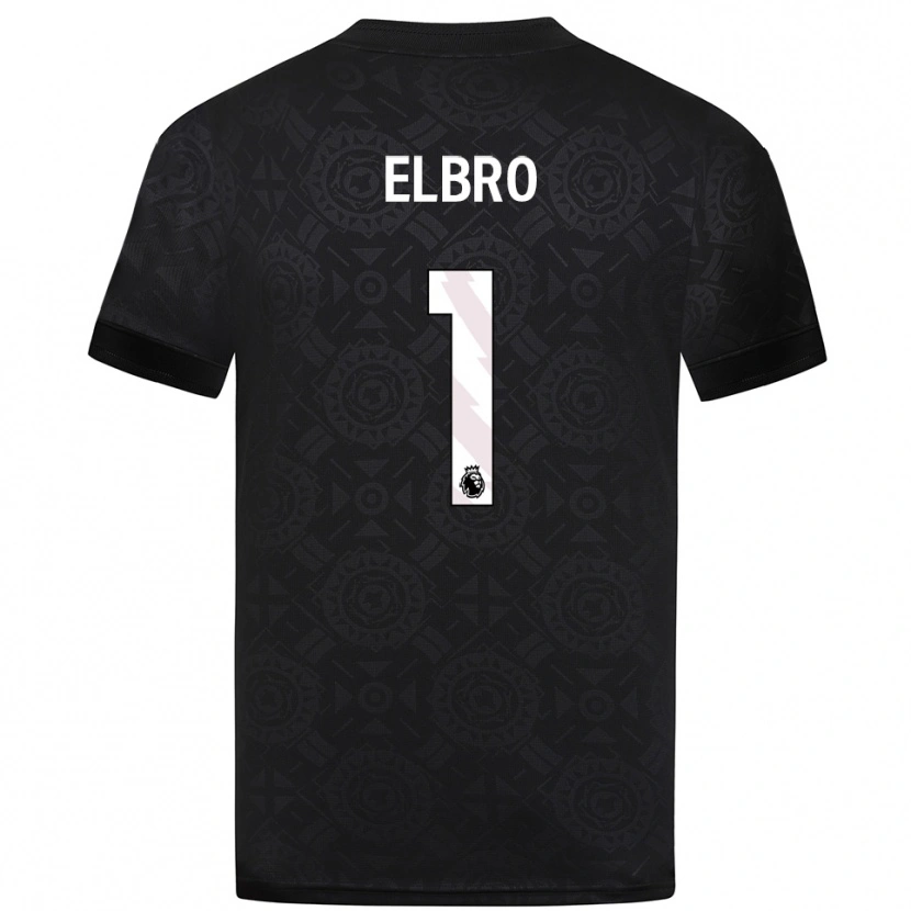 Danxen Uomo Maddie Elbro #1 Maglia Gara Portiere Bianco Nero 2025/26 Maglietta