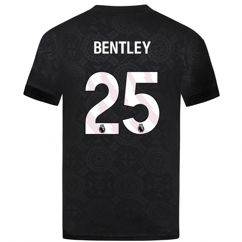 Danxen Uomo Daniel Bentley #25 Maglia Gara Portiere Bianco Nero 2025/26 Maglietta
