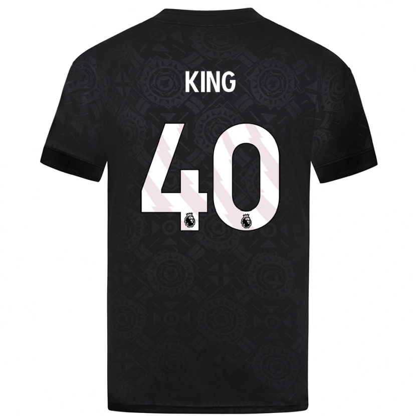 Danxen Uomo Tom King #40 Maglia Gara Portiere Bianco Nero 2025/26 Maglietta