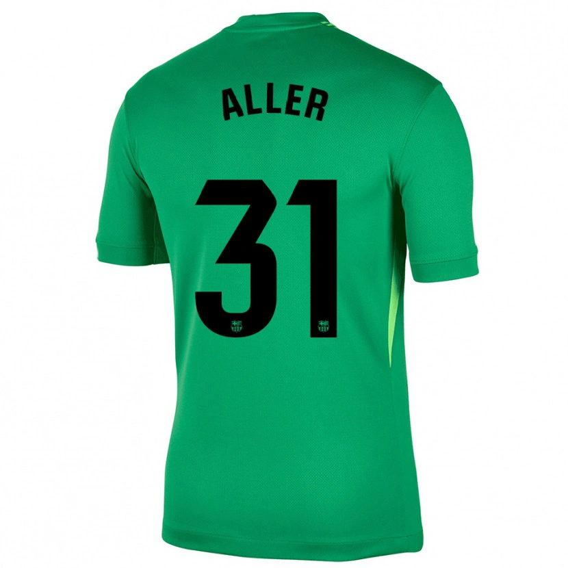 Danxen Uomo Eder Aller #31 Maglia Gara Portiere Verde Nero 2025/26 Maglietta
