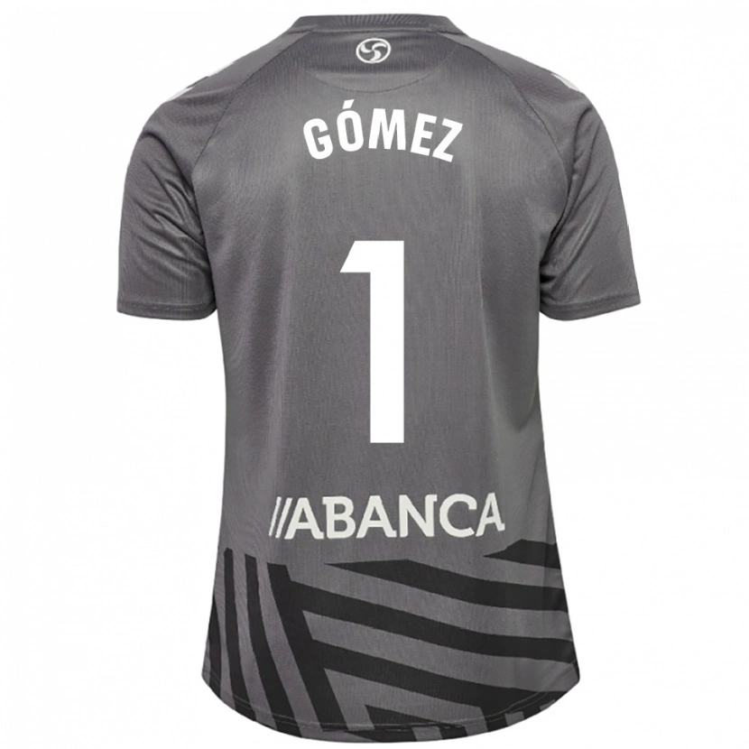 Danxen Uomo Nuria Gómez #1 Maglia Gara Portiere Grigio Scuro Nero 2025/26 Maglietta