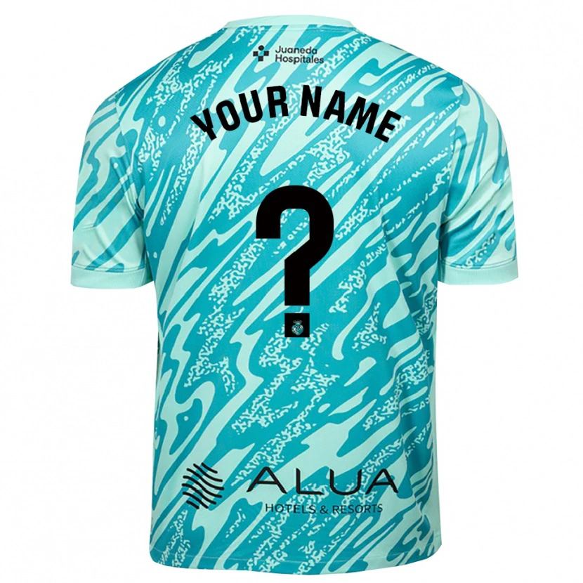 Danxen Uomo RCD Mallorca Maglia Gara Portiere Ciano Nero 2025/26 Maglietta
