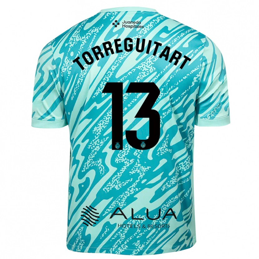 Danxen Uomo Nil Torreguitart #13 Maglia Gara Portiere Ciano Nero 2025/26 Maglietta