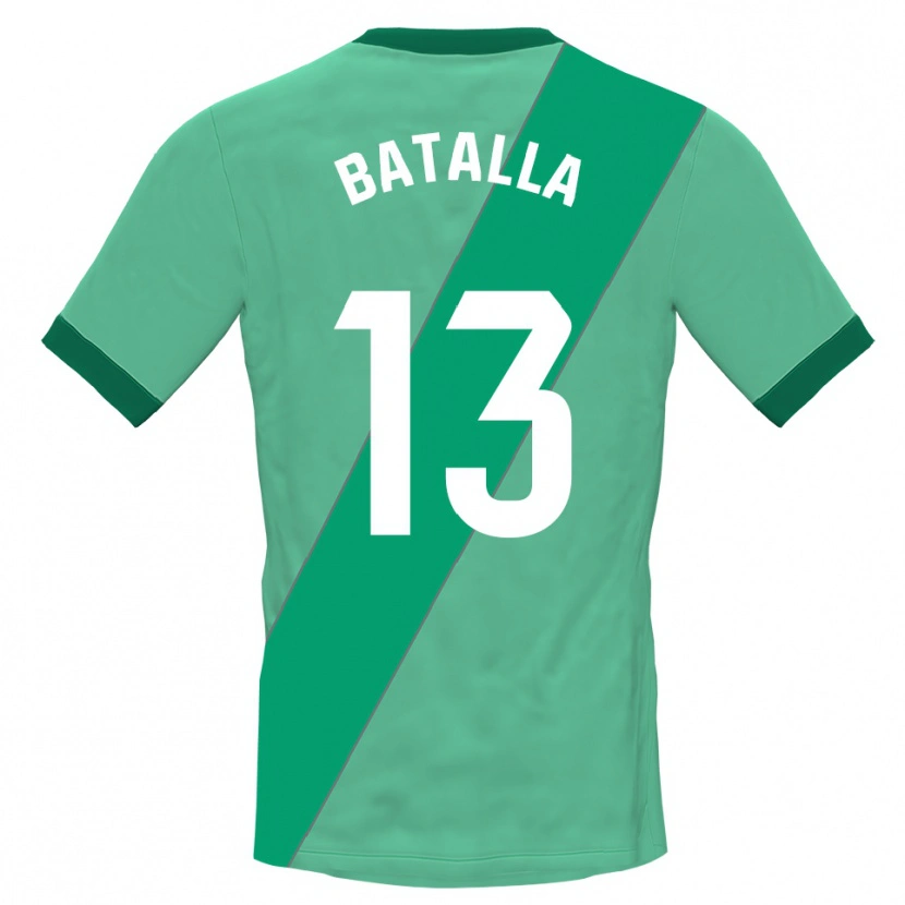 Danxen Uomo Augusto Batalla #13 Maglia Gara Portiere Verde Nero 2025/26 Maglietta