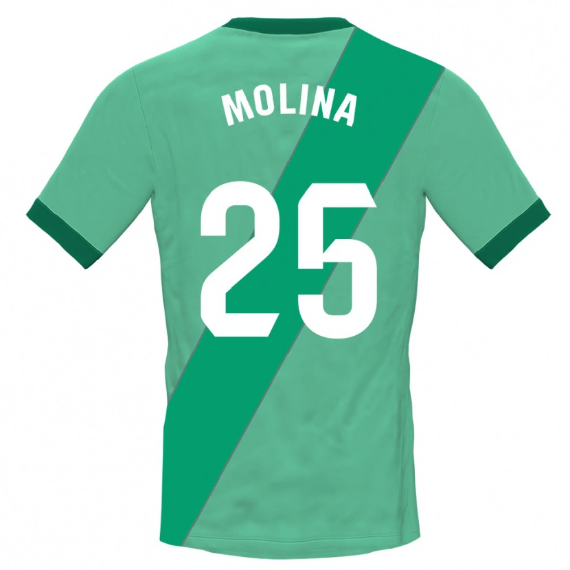 Danxen Uomo Adrián Molina #25 Maglia Gara Portiere Verde Nero 2025/26 Maglietta