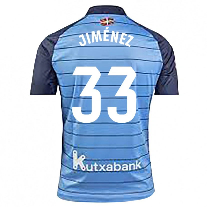 Danxen Uomo Javier Jiménez #33 Maglia Gara Portiere Blu Navy 2025/26 Maglietta