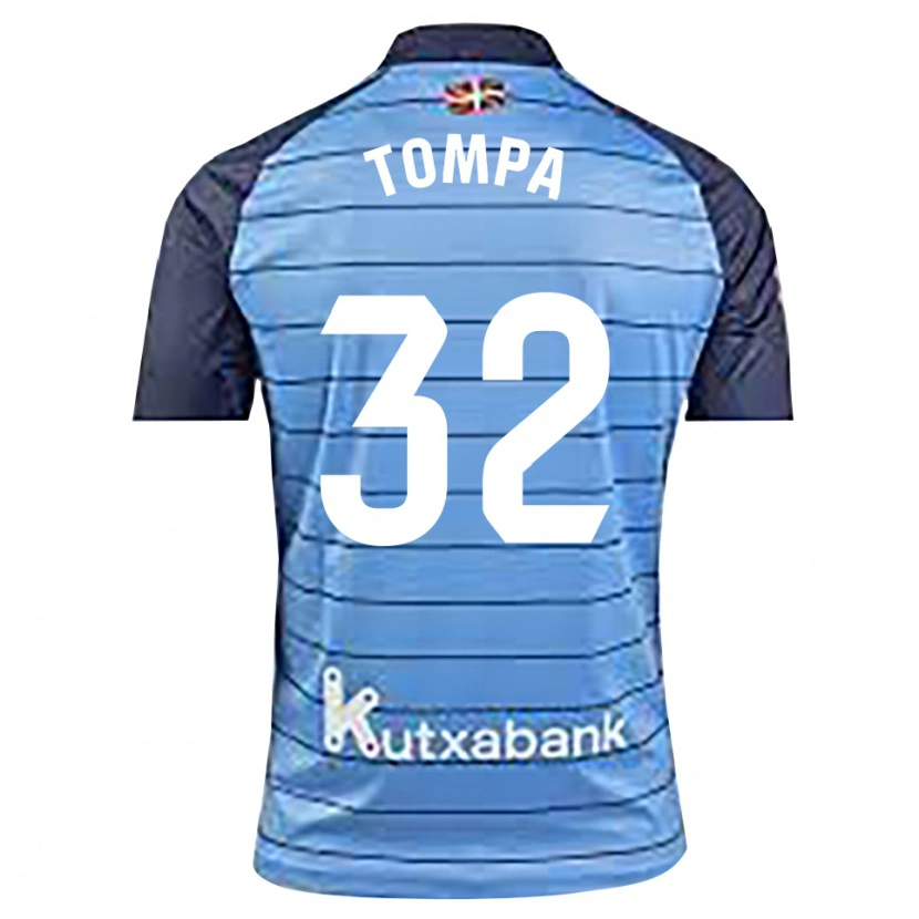 Danxen Uomo Ákos Tompa #32 Maglia Gara Portiere Blu Navy 2025/26 Maglietta