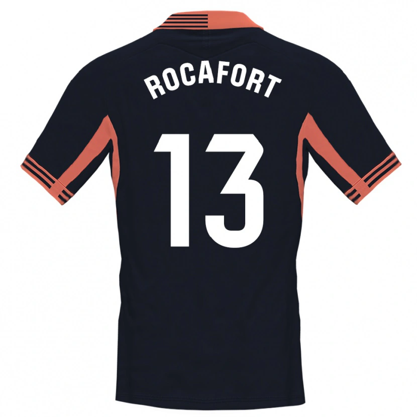 Danxen Uomo Rodrigo Rocafort #13 Maglia Gara Portiere Nero Bianco Arancio 2025/26 Maglietta