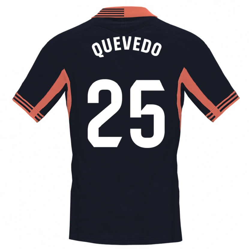Danxen Uomo Alex Quevedo #25 Maglia Gara Portiere Nero Bianco Arancio 2025/26 Maglietta