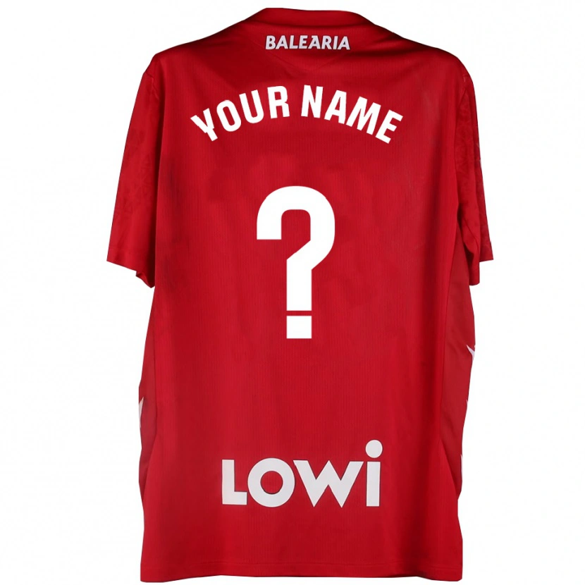 Danxen Uomo Levante UD Maglia Gara Portiere Rosso Bianco 2025/26 Maglietta
