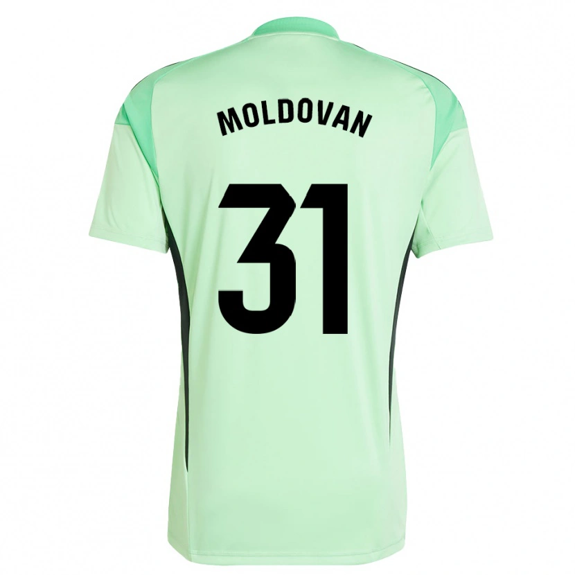Danxen Uomo Horațiu Moldovan #31 Maglia Gara Portiere Verde Chiaro Nero 2025/26 Maglietta