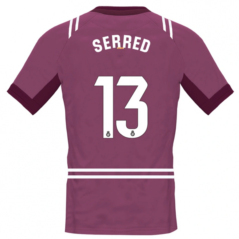 Danxen Uomo Llorenç Serred #13 Maglia Gara Portiere Borgogna Bianco 2025/26 Maglietta