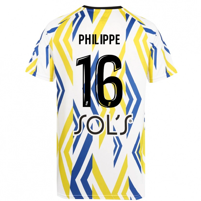 Danxen Uomo Laëtitia Philippe #16 Maglia Gara Portiere Bianco Rosso Blu 2025/26 Maglietta