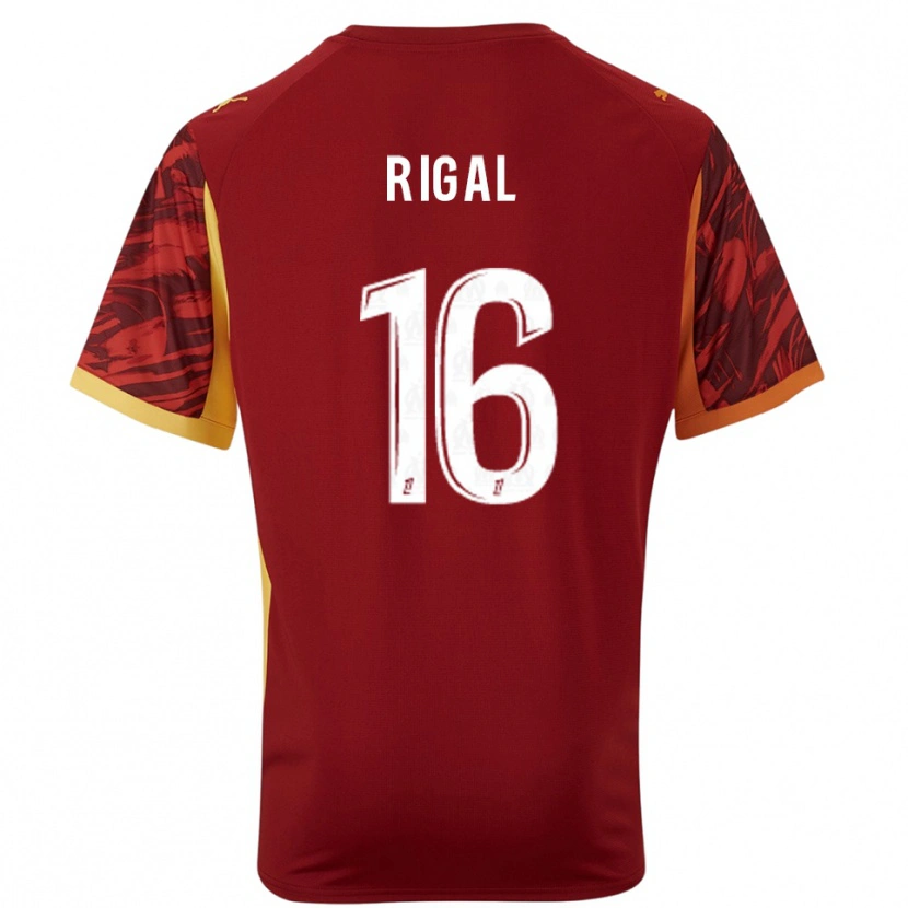 Danxen Uomo Pablo Rigal #16 Maglia Gara Portiere Borgogna Marrone 2025/26 Maglietta