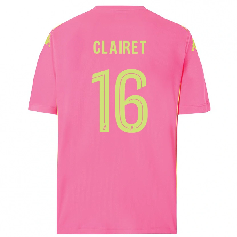 Danxen Uomo Duncan Clairet #16 Maglia Gara Portiere Rosa Shocking 2025/26 Maglietta