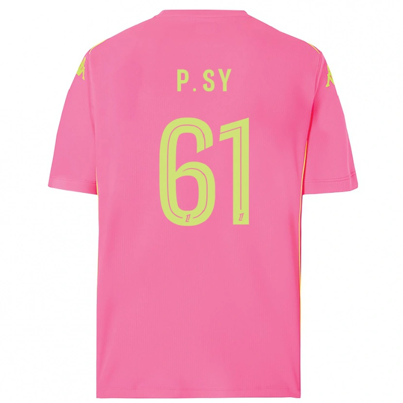 Danxen Uomo Pape Sy #61 Maglia Gara Portiere Rosa Shocking 2025/26 Maglietta