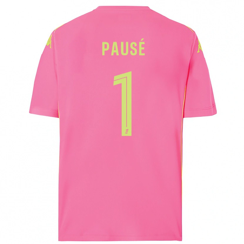 Danxen Uomo Luca Pausé #1 Maglia Gara Portiere Rosa Shocking 2025/26 Maglietta