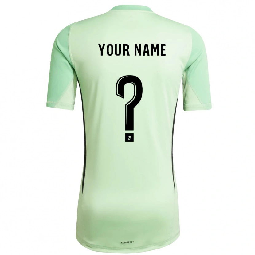 Danxen Uomo RC Strasbourg Maglia Gara Portiere Verde Chiaro Nero 2025/26 Maglietta