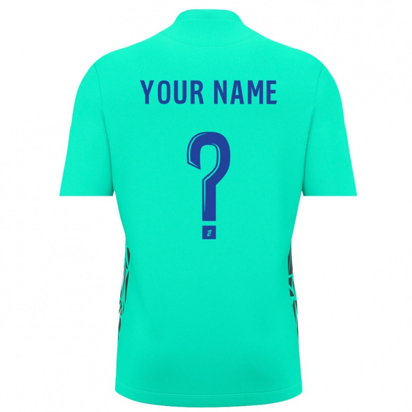 Danxen Uomo AJ Auxerre Maglia Gara Portiere Blu Acquamarina 2025/26 Maglietta