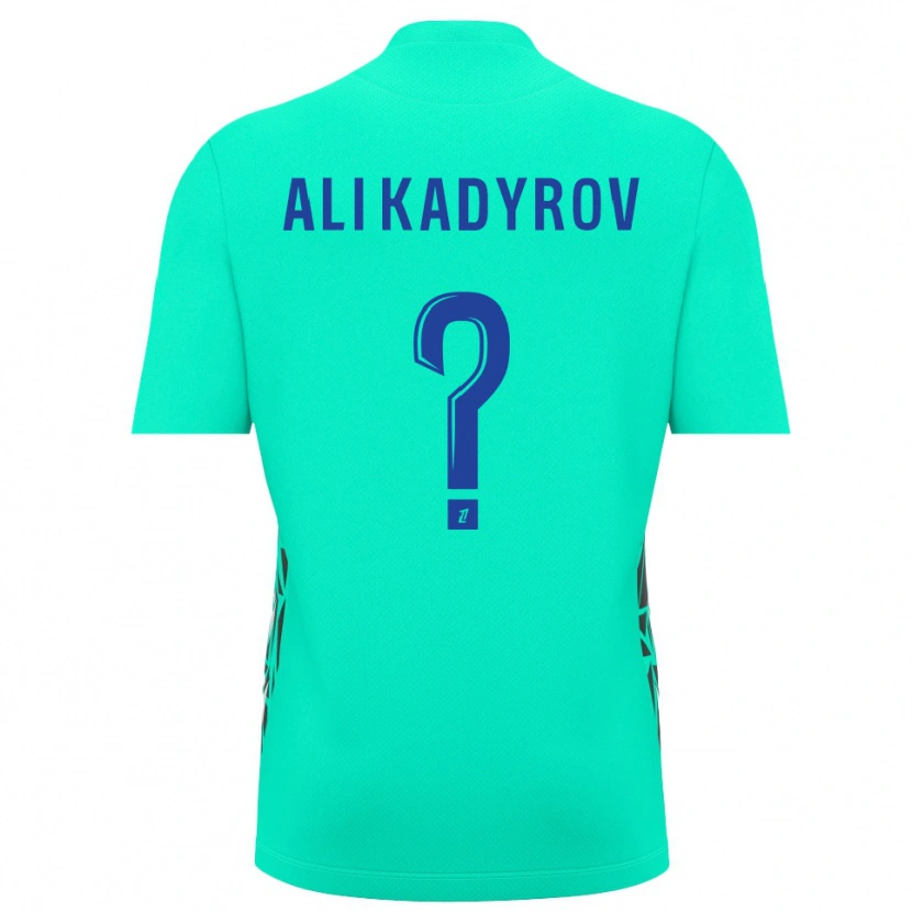 Danxen Uomo Tourpal Ali Kadyrov #0 Maglia Gara Portiere Blu Acquamarina 2025/26 Maglietta