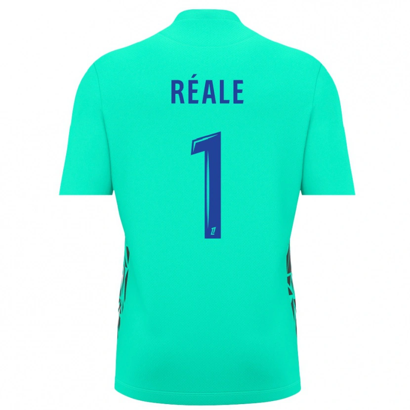 Danxen Uomo Pierre Réale #1 Maglia Gara Portiere Blu Acquamarina 2025/26 Maglietta