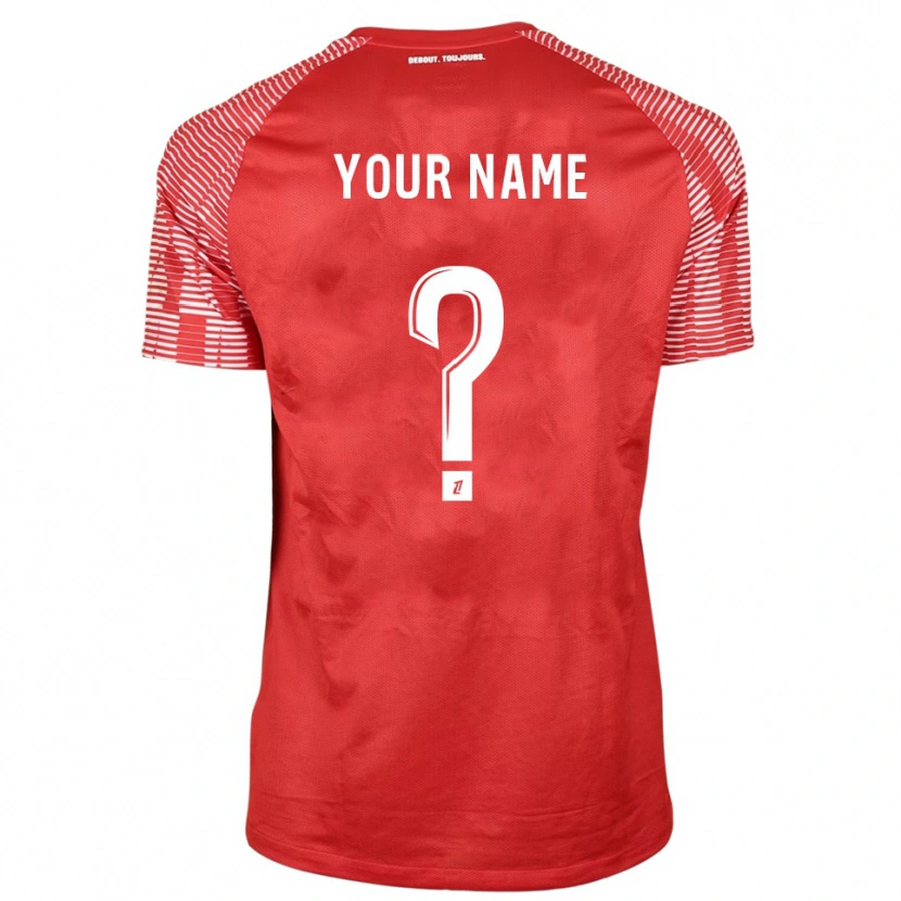 Danxen Uomo Angers SCO Maglia Gara Portiere Rosso Bianco 2025/26 Maglietta