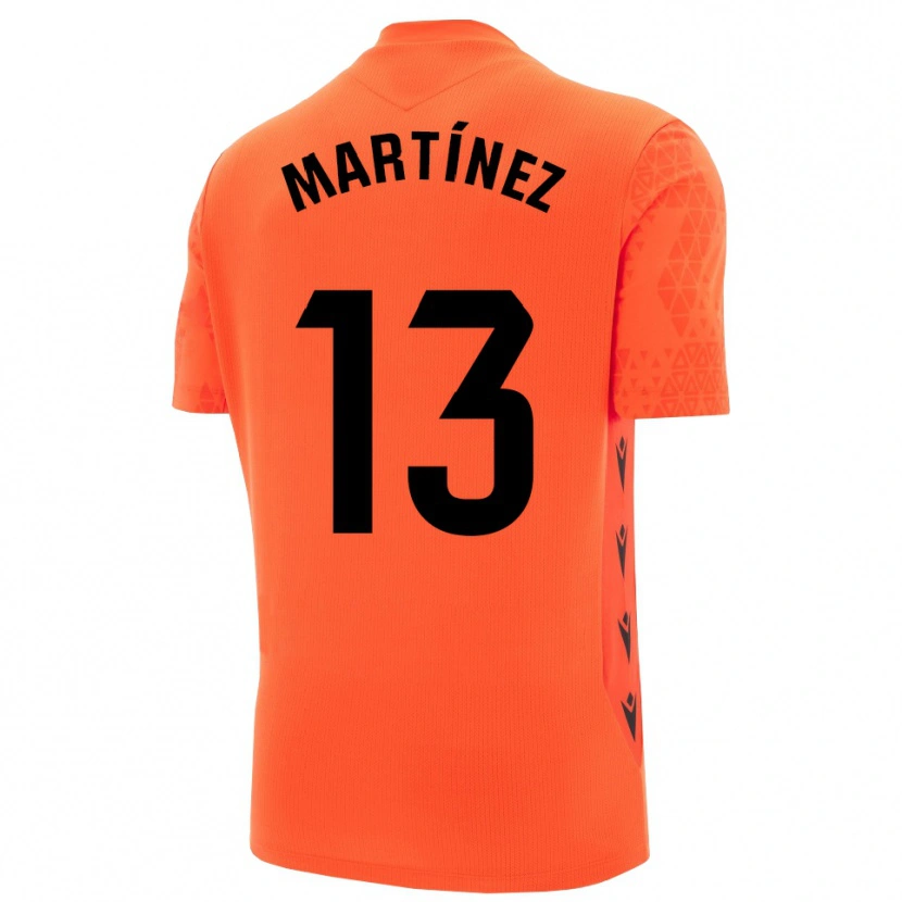 Danxen Uomo Fernando Martínez #13 Maglia Gara Portiere Arancione Nero 2025/26 Maglietta