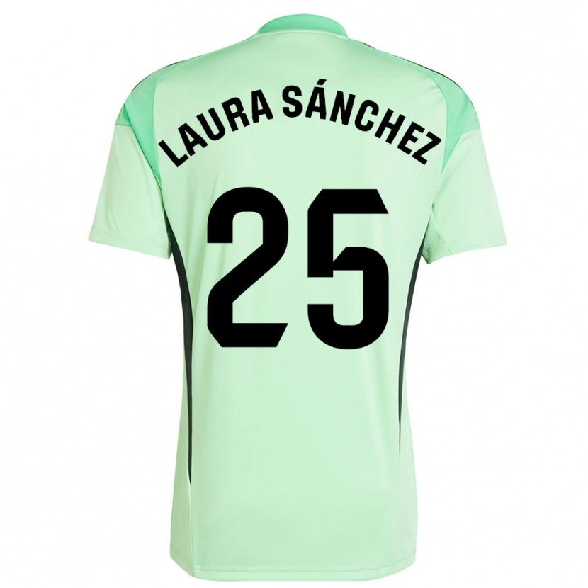 Danxen Uomo Laura Sánchez Comuñas #25 Maglia Gara Portiere Arancione Chiaro Nero 2025/26 Maglietta