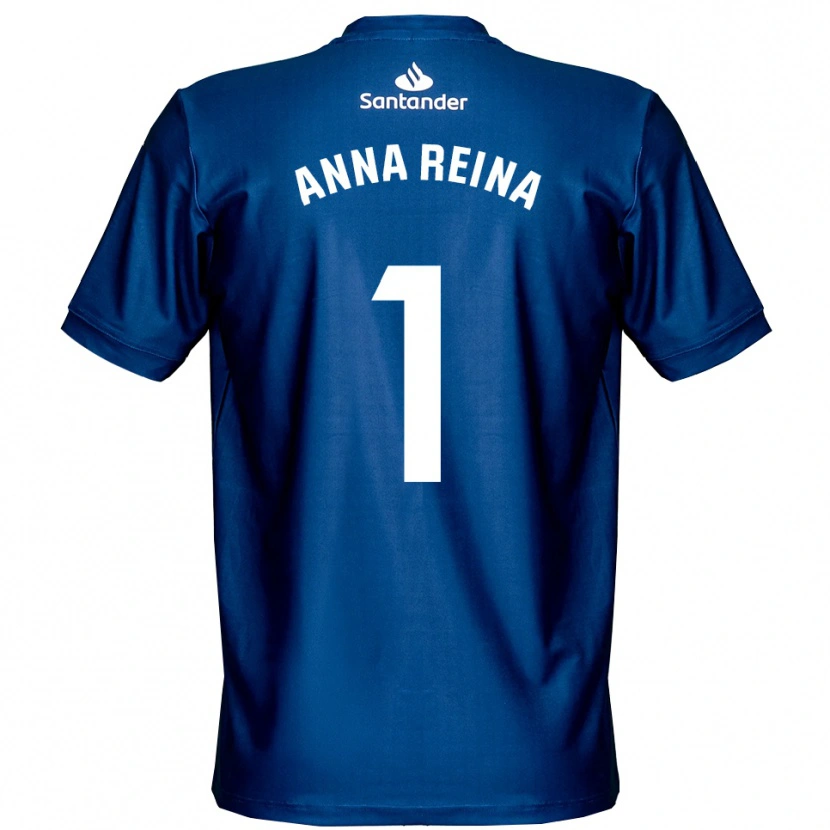 Danxen Uomo Anna Reina Toro #1 Maglia Gara Portiere Blu Royal Bianco 2025/26 Maglietta