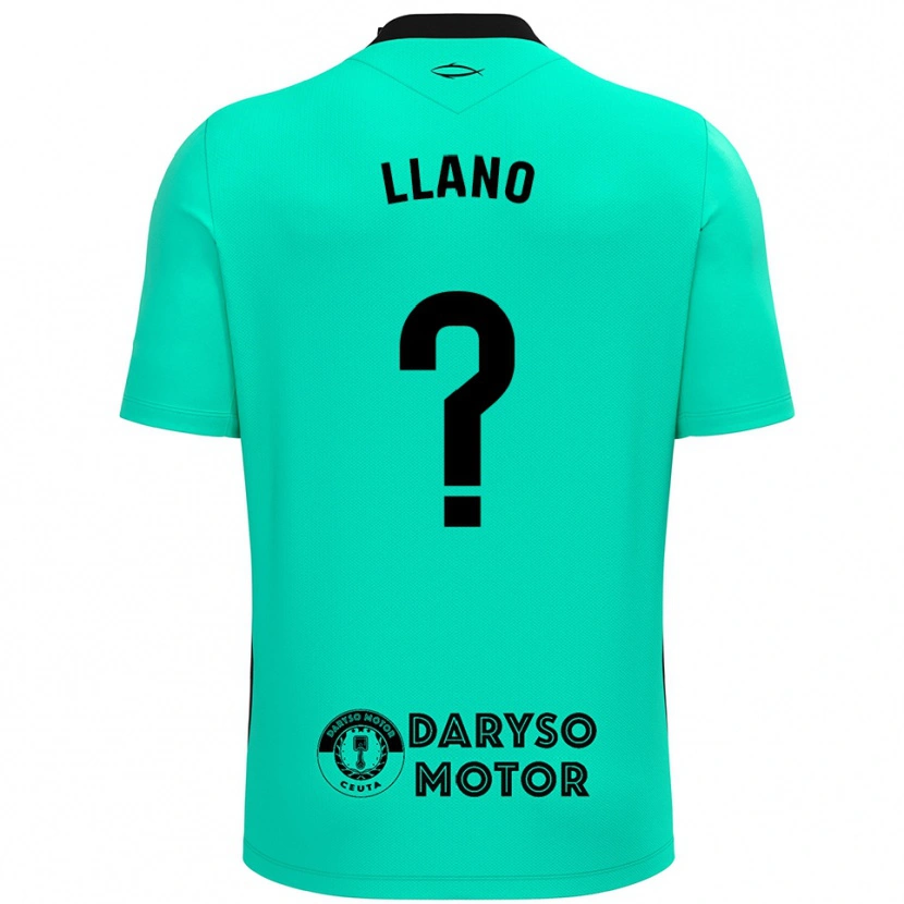 Danxen Uomo Guillermo Llano #0 Maglia Gara Portiere Turchese Nero 2025/26 Maglietta