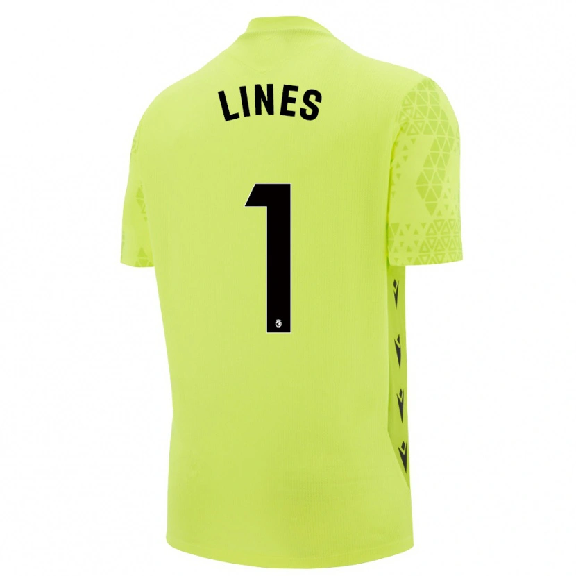 Danxen Uomo Laura Inés Aguilar #1 Maglia Gara Portiere Verde Giallo Nero 2025/26 Maglietta