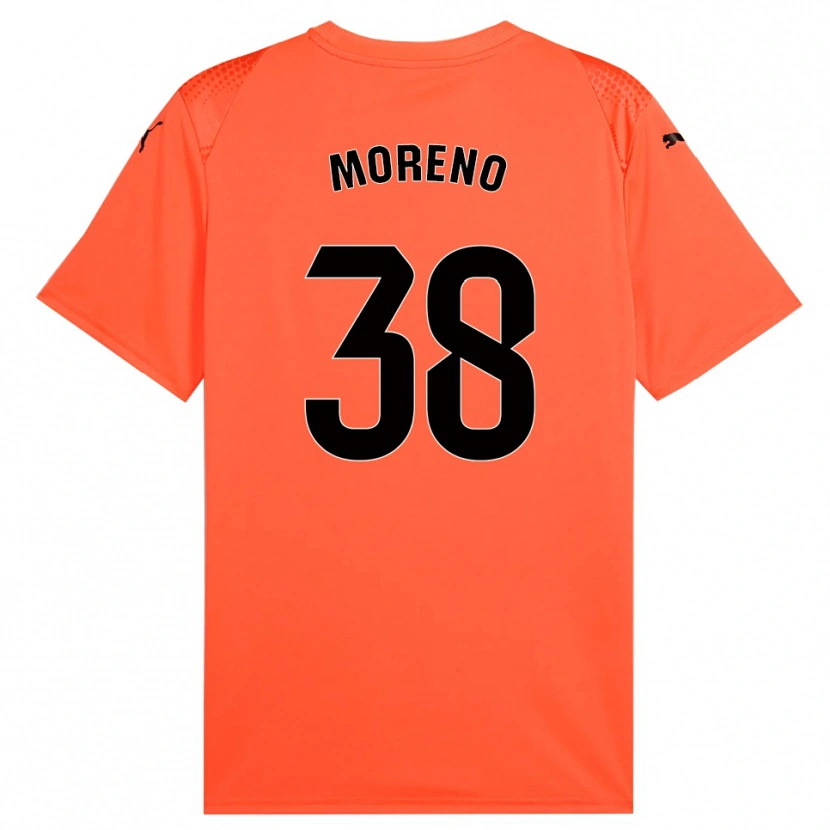Danxen Uomo Gerard Moreno #38 Maglia Gara Portiere Arancione Nero Rosso 2025/26 Maglietta