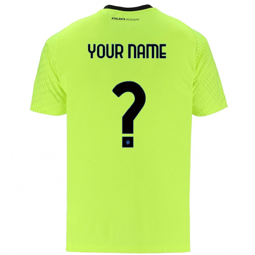 Danxen Uomo Atalanta BC Maglia Gara Portiere Verde Giallo Rosso 2025/26 Maglietta