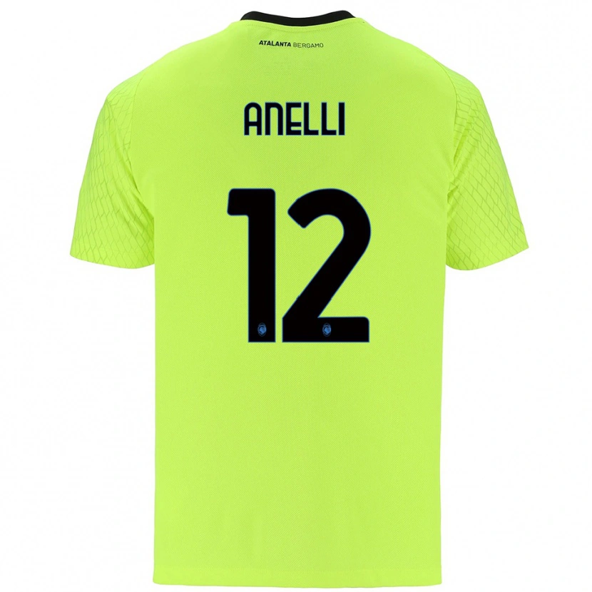 Danxen Uomo Alessandro Anelli #12 Maglia Gara Portiere Verde Giallo Rosso 2025/26 Maglietta