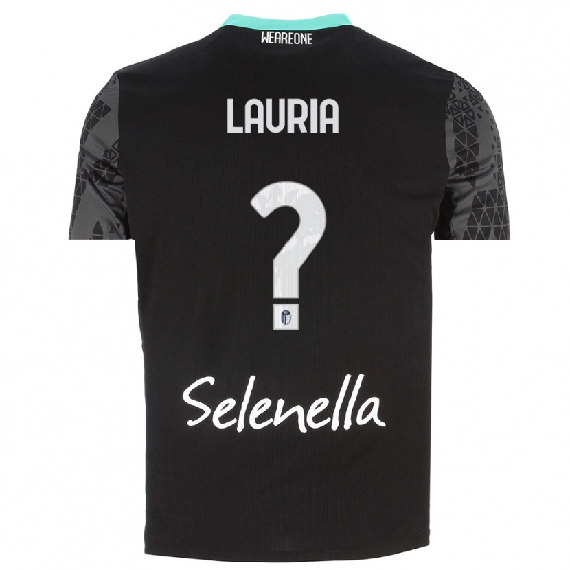Danxen Uomo Nicole Lauria #0 Maglia Gara Portiere Grigio Nero Bianco 2025/26 Maglietta