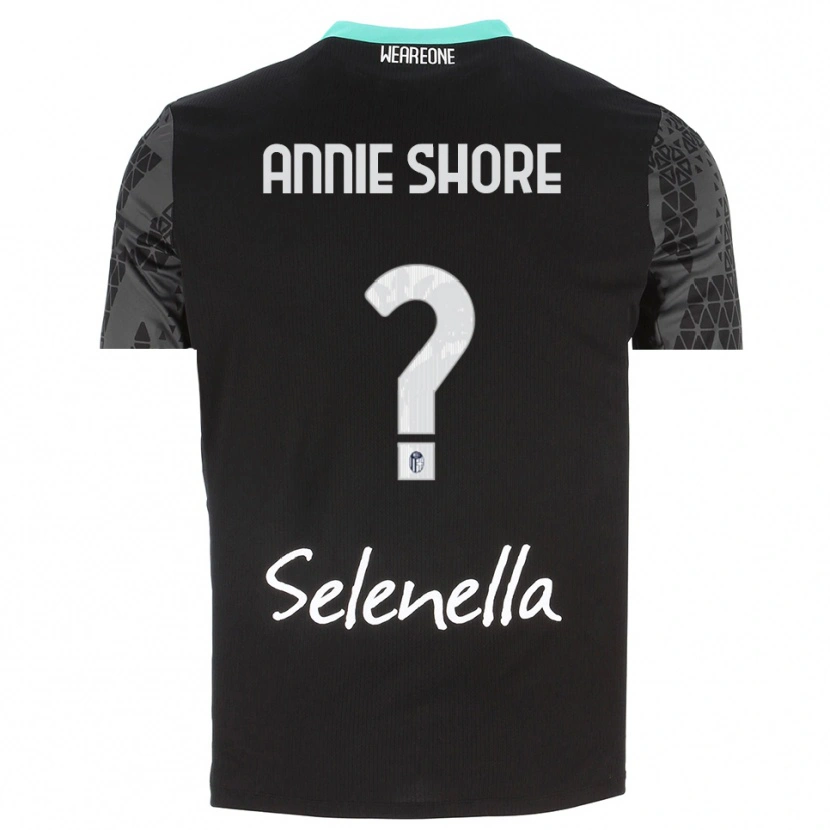 Danxen Uomo Margot Annie Shore #0 Maglia Gara Portiere Grigio Nero Bianco 2025/26 Maglietta