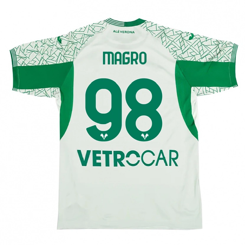 Danxen Uomo Federico Magro #98 Maglia Gara Portiere Verde Rosso 2025/26 Maglietta