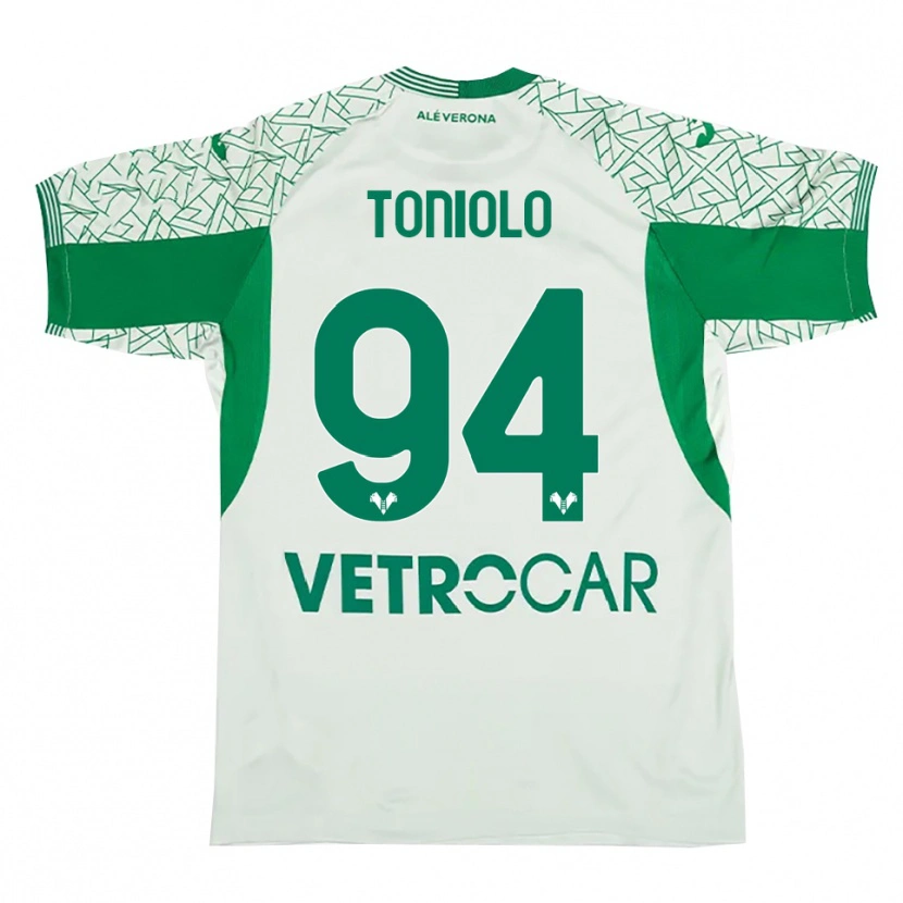 Danxen Uomo Giacomo Toniolo #94 Maglia Gara Portiere Verde Rosso 2025/26 Maglietta