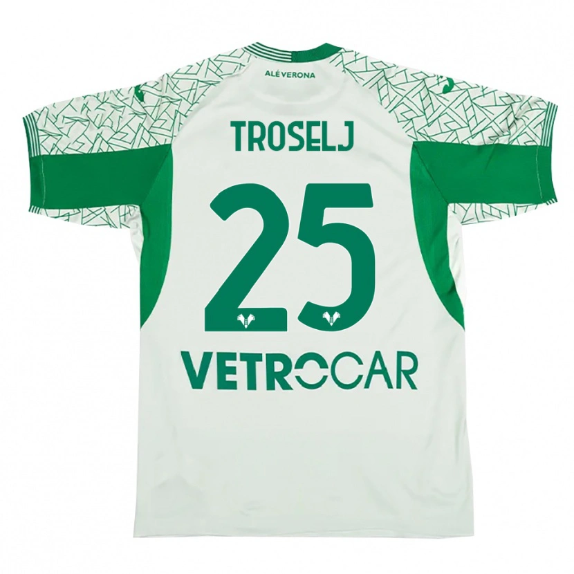 Danxen Uomo Ethan Troselj #25 Maglia Gara Portiere Verde Rosso 2025/26 Maglietta