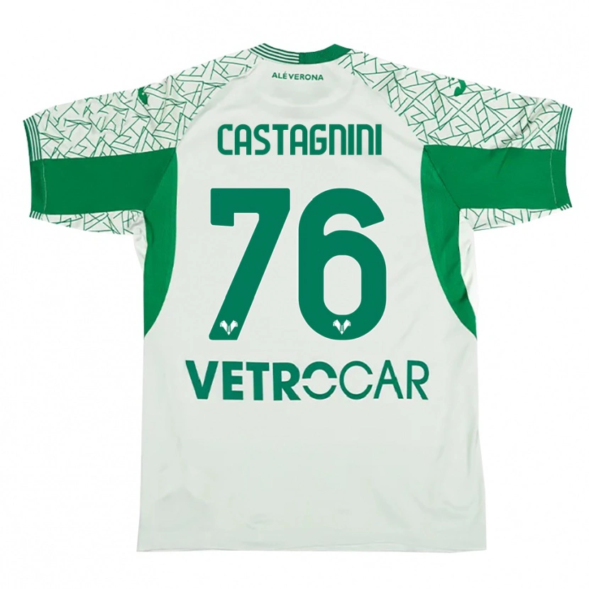 Danxen Uomo Mirko Castagnini #76 Maglia Gara Portiere Verde Rosso 2025/26 Maglietta