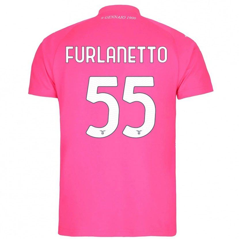 Danxen Uomo Alessio Furlanetto #55 Maglia Gara Portiere Rosa Profondo 2025/26 Maglietta